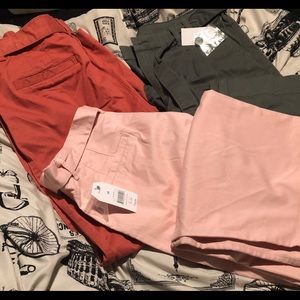 3 pair Wide Leg Mom Pants